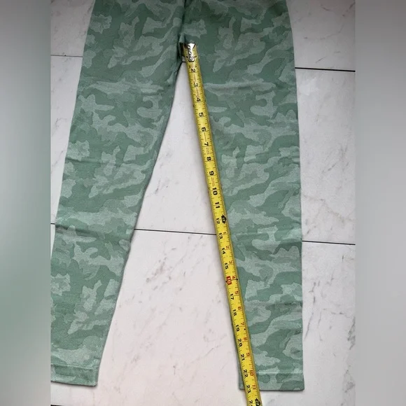 NVGTN Sage Green Camo High Waisted Leggings - Picture 4 of 5